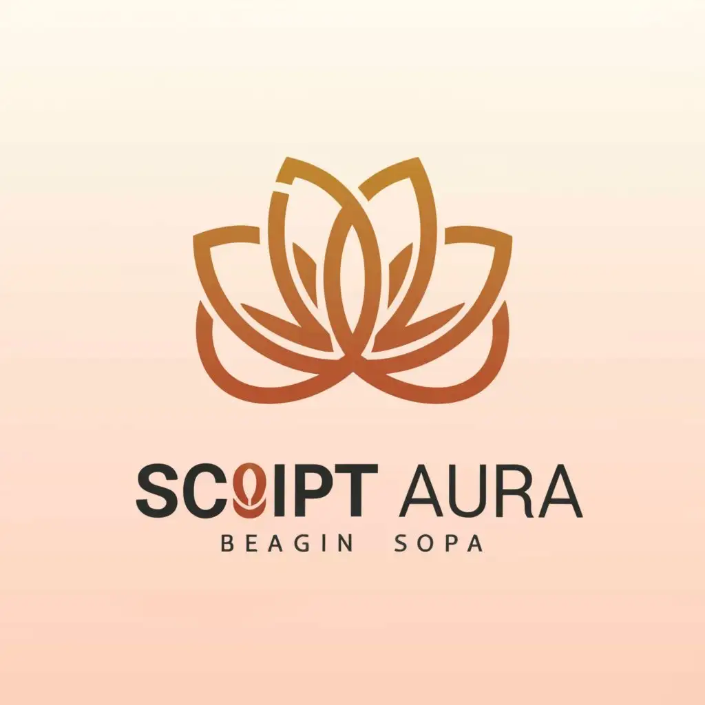 a logo design,with the text "Sculpt Aura", main symbol:Blooming flower,complex,be used in Beauty Spa industry,clear background