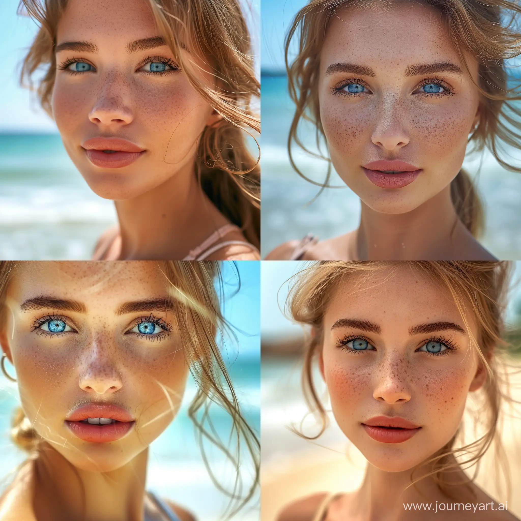 Stunning-25YearOld-Woman-with-Blue-Eyes-on-the-Beach