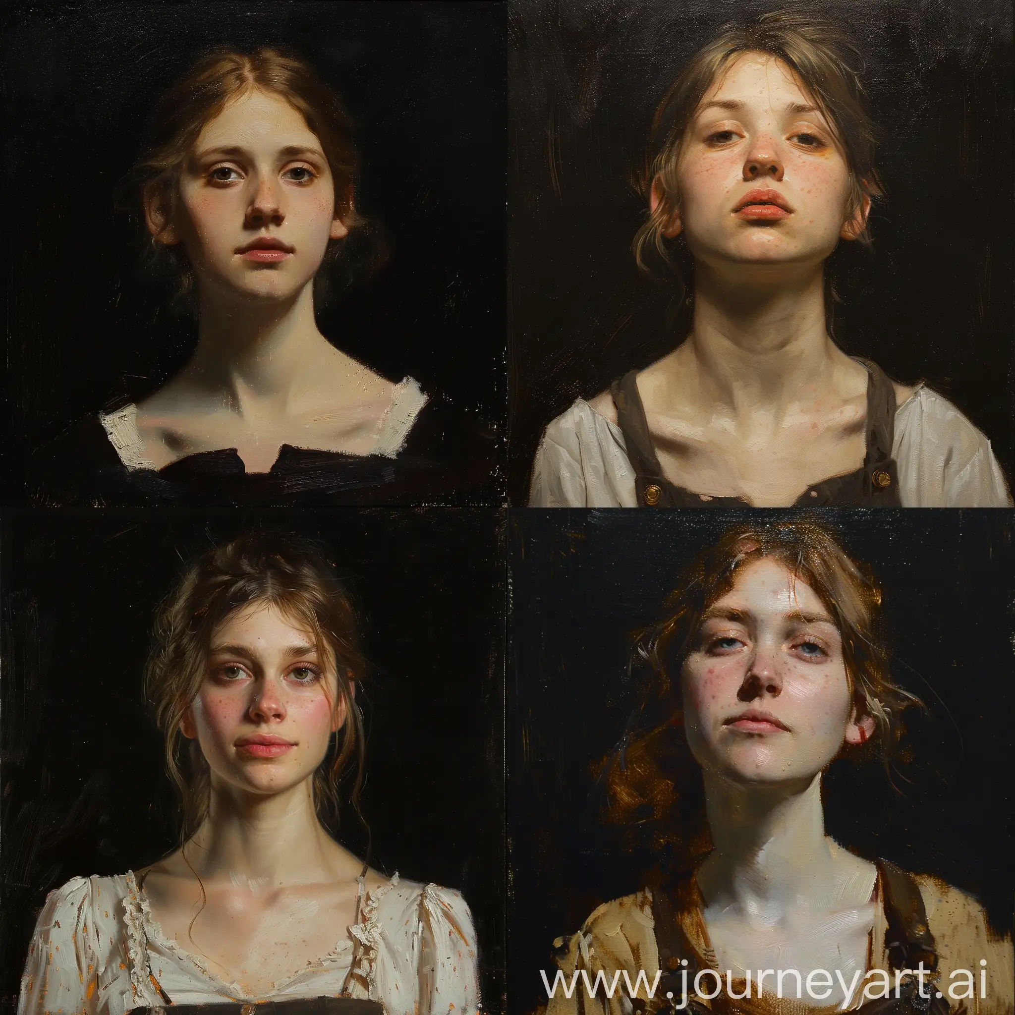Young-Woman-Portrait-in-Detailed-Realism-Style