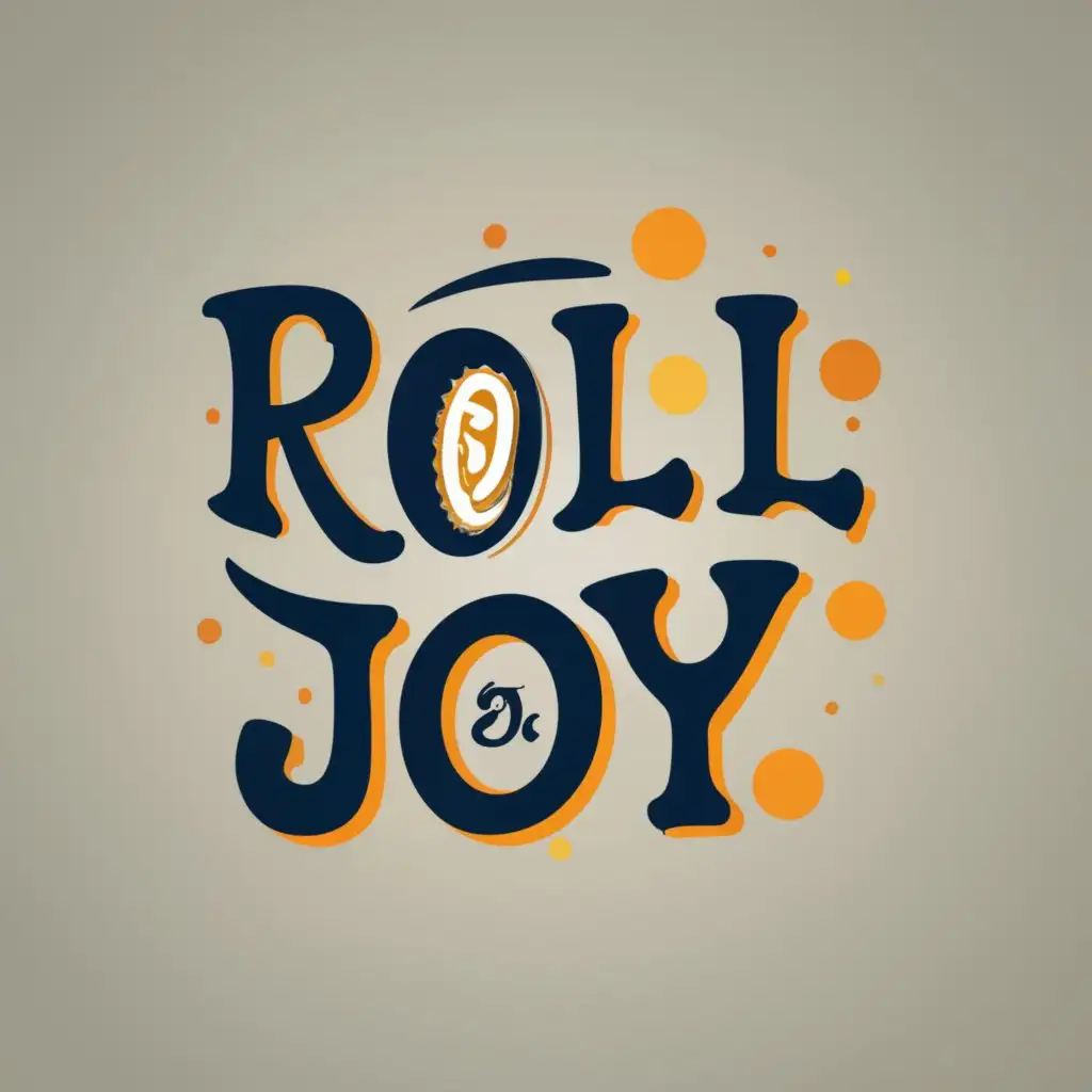 LOGO Design For Roll Joy Appetizing Typography for Restaurant Industry ...