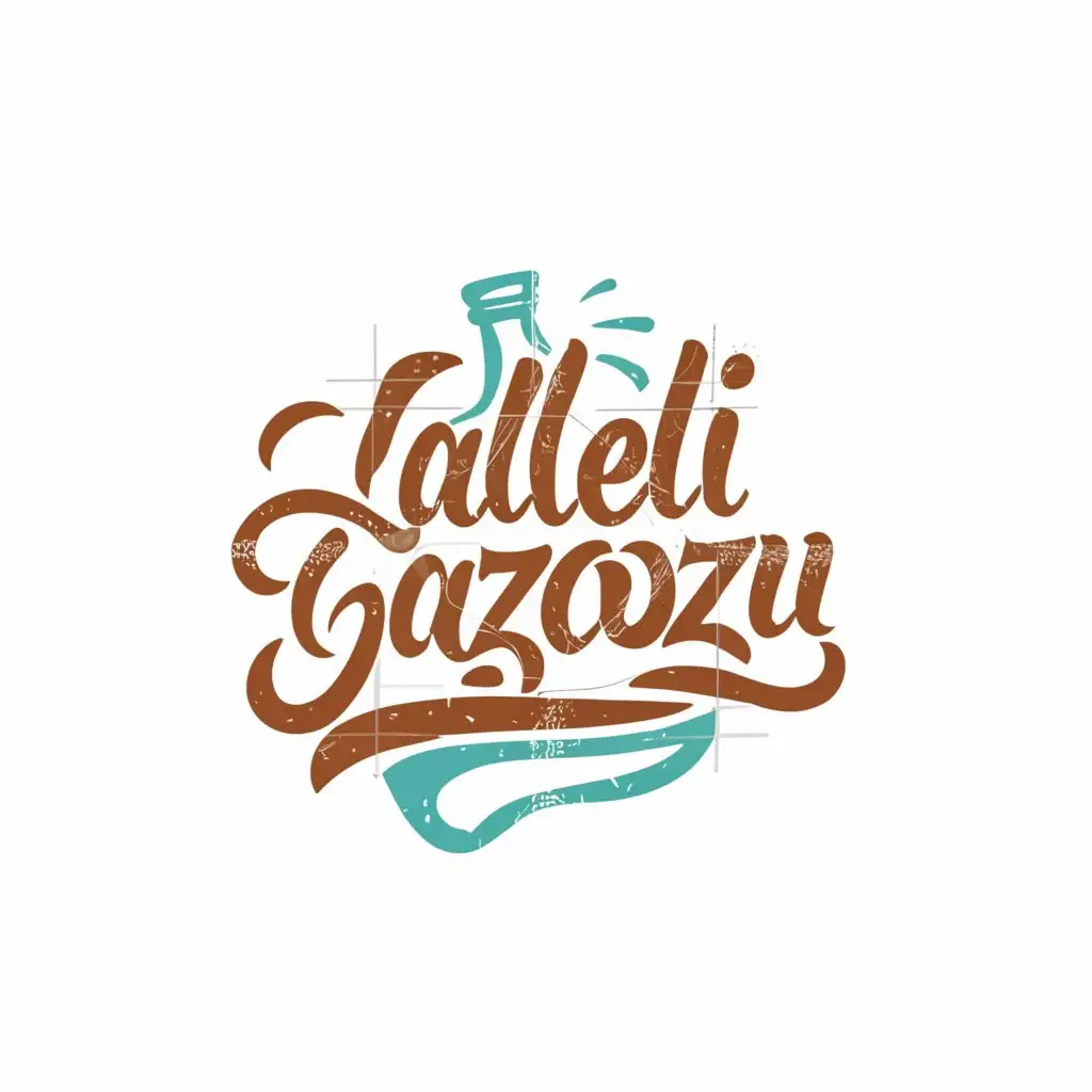 a logo design,with the text "Laleli Gazozu", main symbol:soda,Moderate,clear background