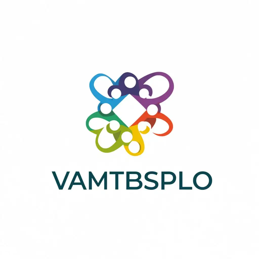 a logo design,with the text "VAMTBSPLO ", main symbol:friends  ,Moderate,clear background