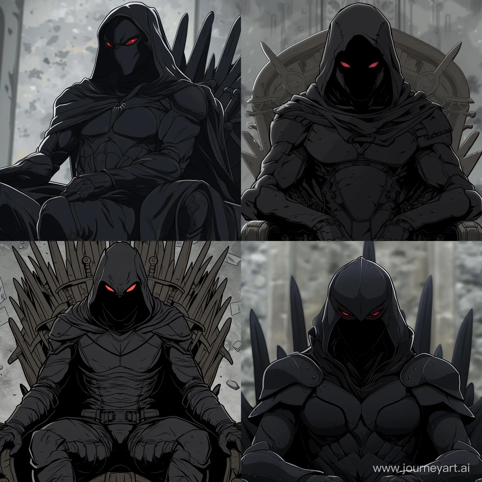 Sinister-Demon-King-on-Ebony-Throne-in-Comic-Style