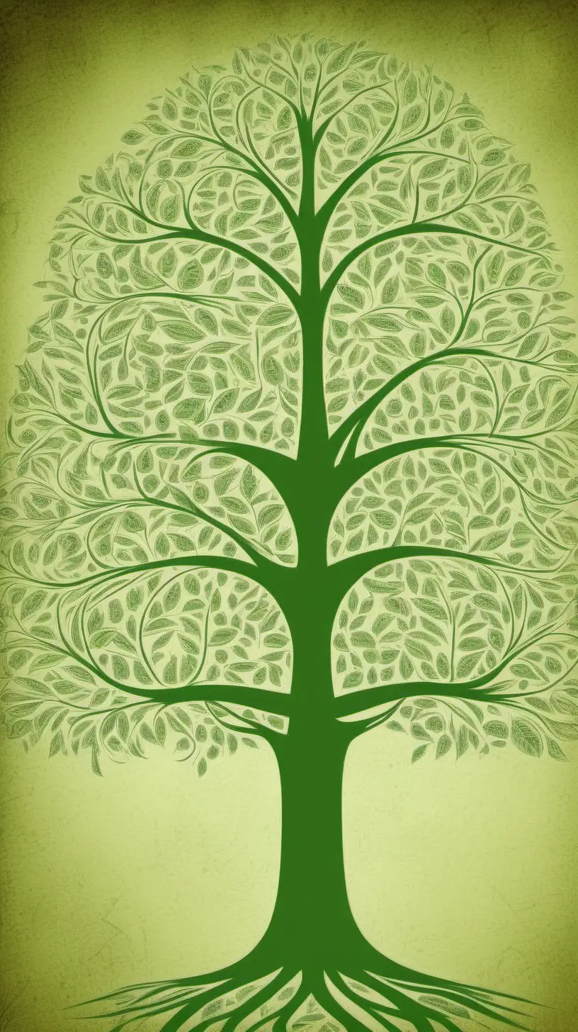 Vibrant Genealogical Exploration with the Green Family Tree