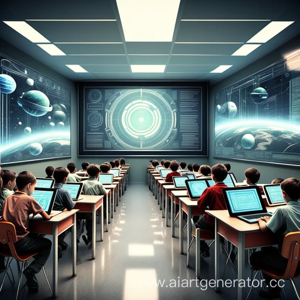 Digital-Education-Realism-and-Futurism-Merge-in-Artistic-Representation