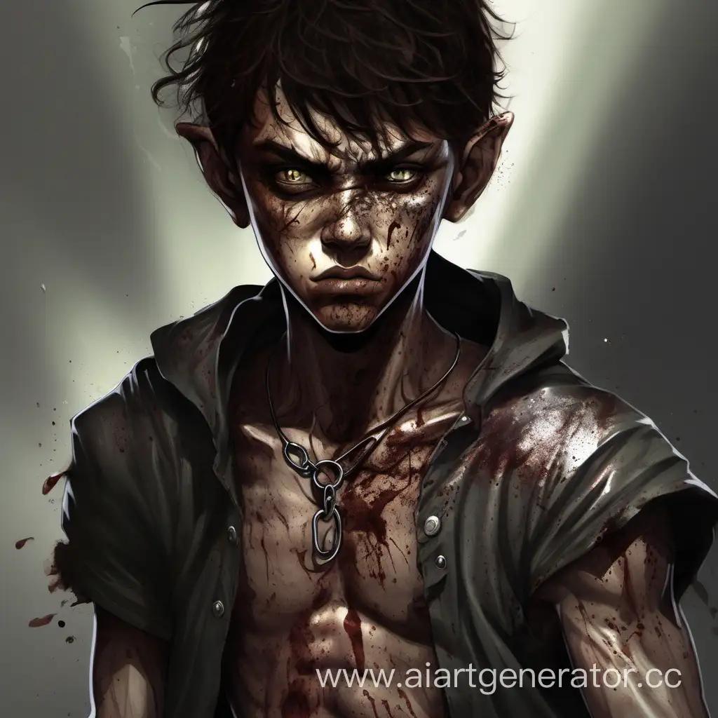 Fantasy-DD-Art-Teenage-Boy-with-Tattered-Clothes-and-Metal-Growth