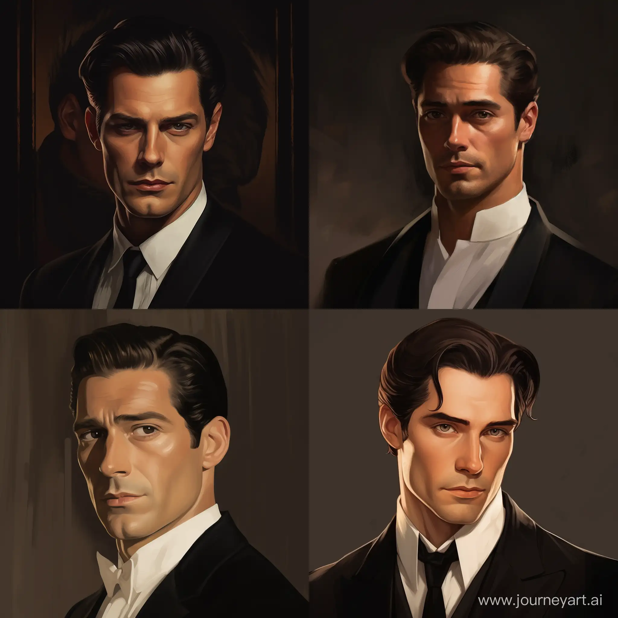 Charming-Man-with-Slicked-Back-Hair-and-Smirk-Portrait