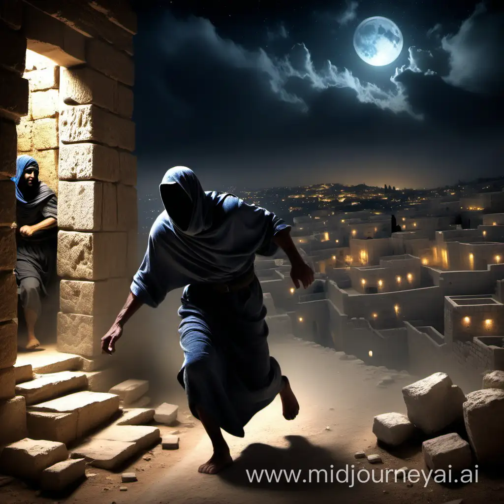 Ancient Israel Night Thief Stealing
