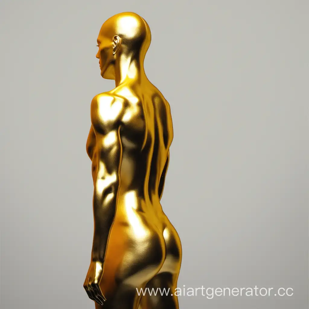 Elegant-Gold-Posterior-Sculpture-Luxurious-Artistic-Masterpiece
