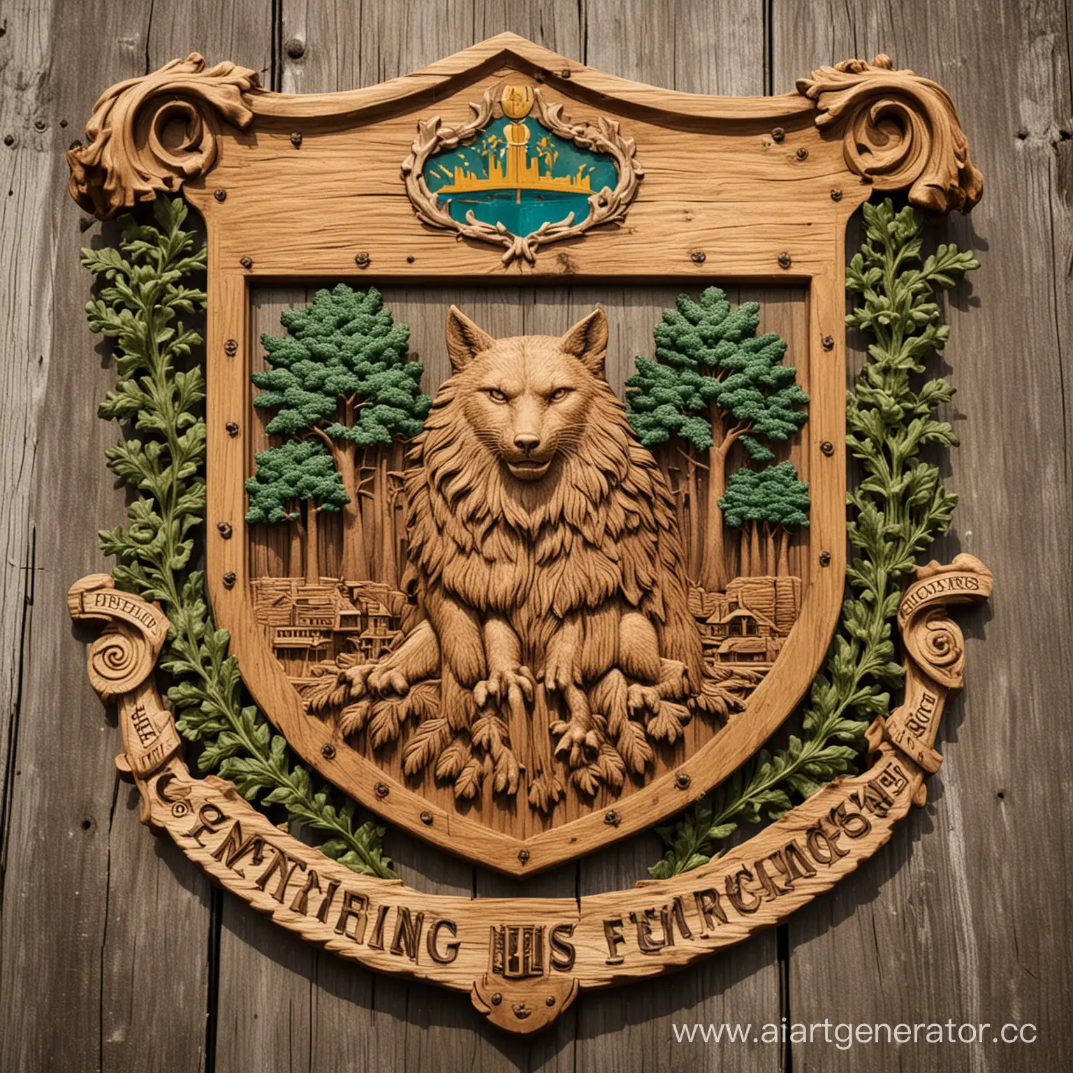 Coat-of-Arms-of-an-American-City-Symbolizing-Deforestation