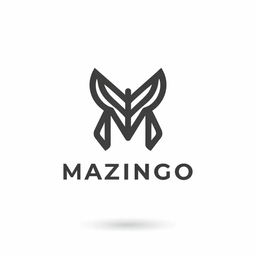 a logo design,with the text "Mazingo", main symbol:M,Minimalistic,be used in Animals Pets industry,clear background
