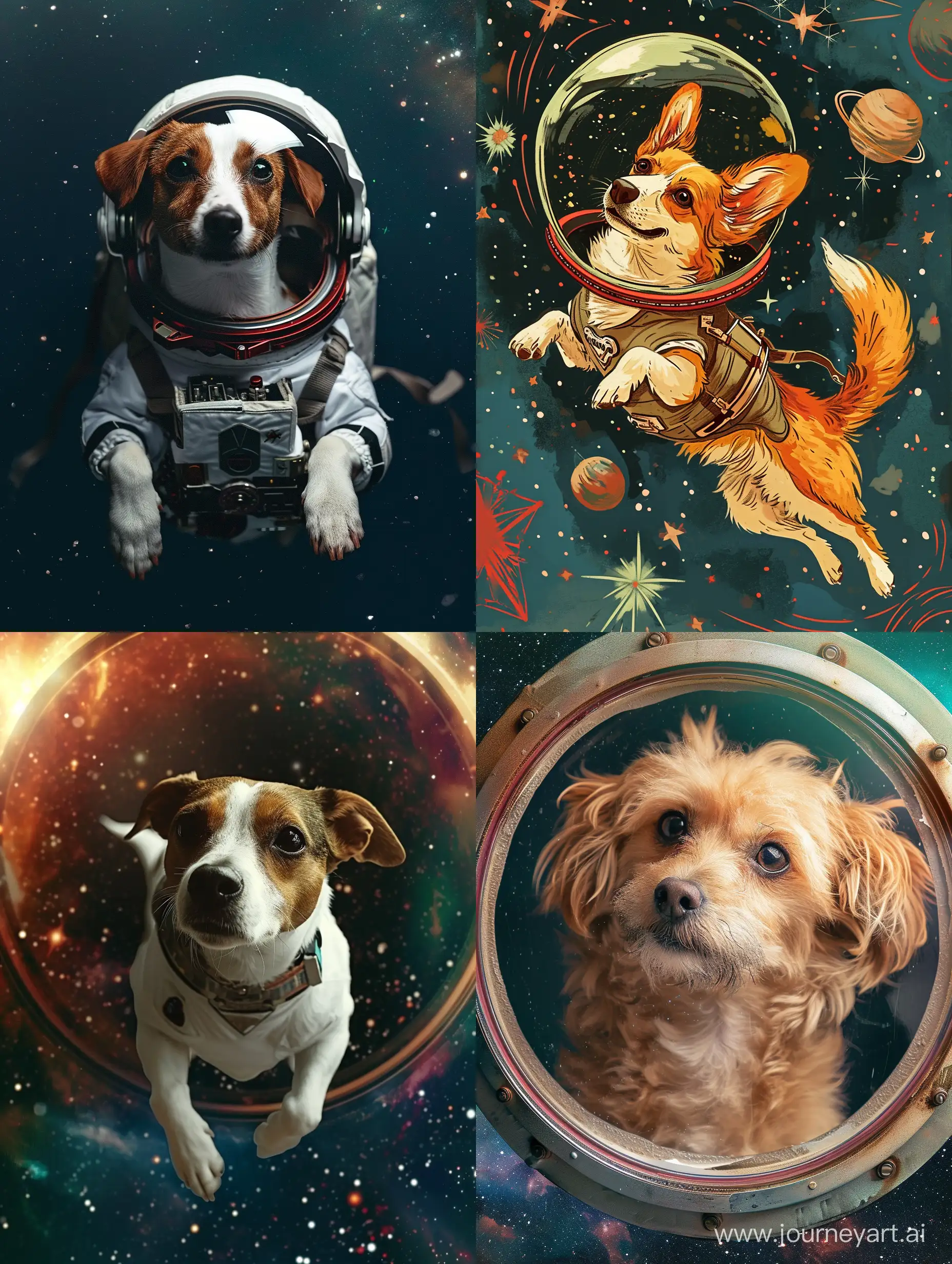 Dog in space
