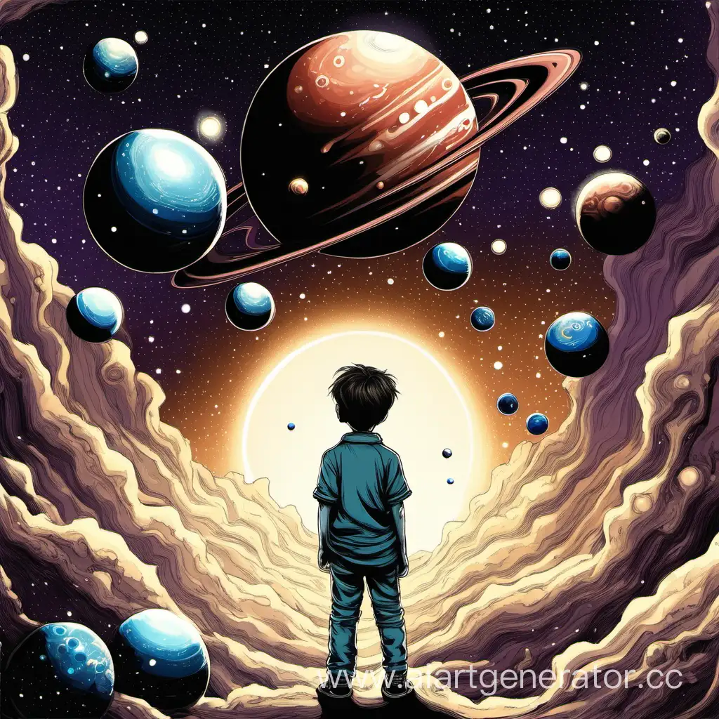 Cosmic-Explorer-Boy-Surrounded-by-Planets