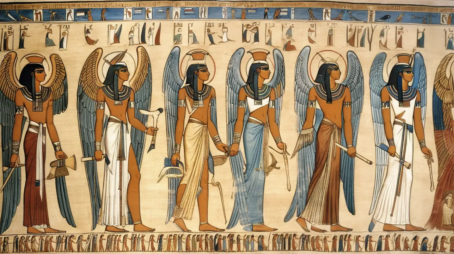 historia de los 72 angeles Egipto SEGUN LA BIBLIA
