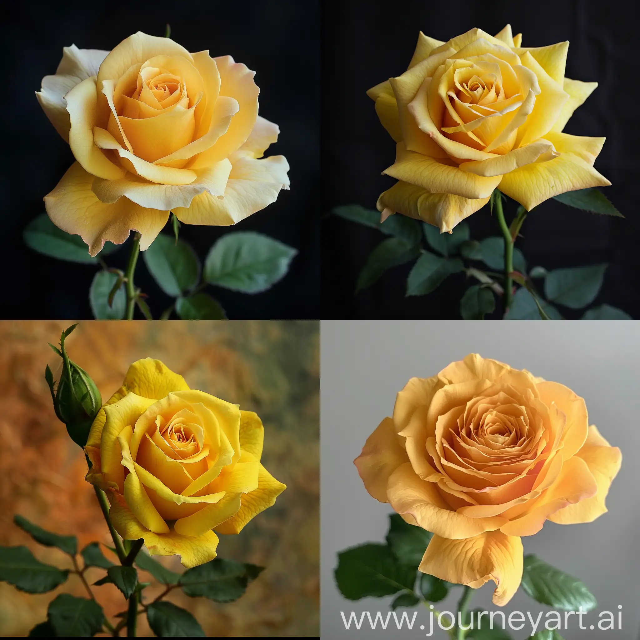 Vibrant-Single-Yellow-Rose-in-High-Saturation