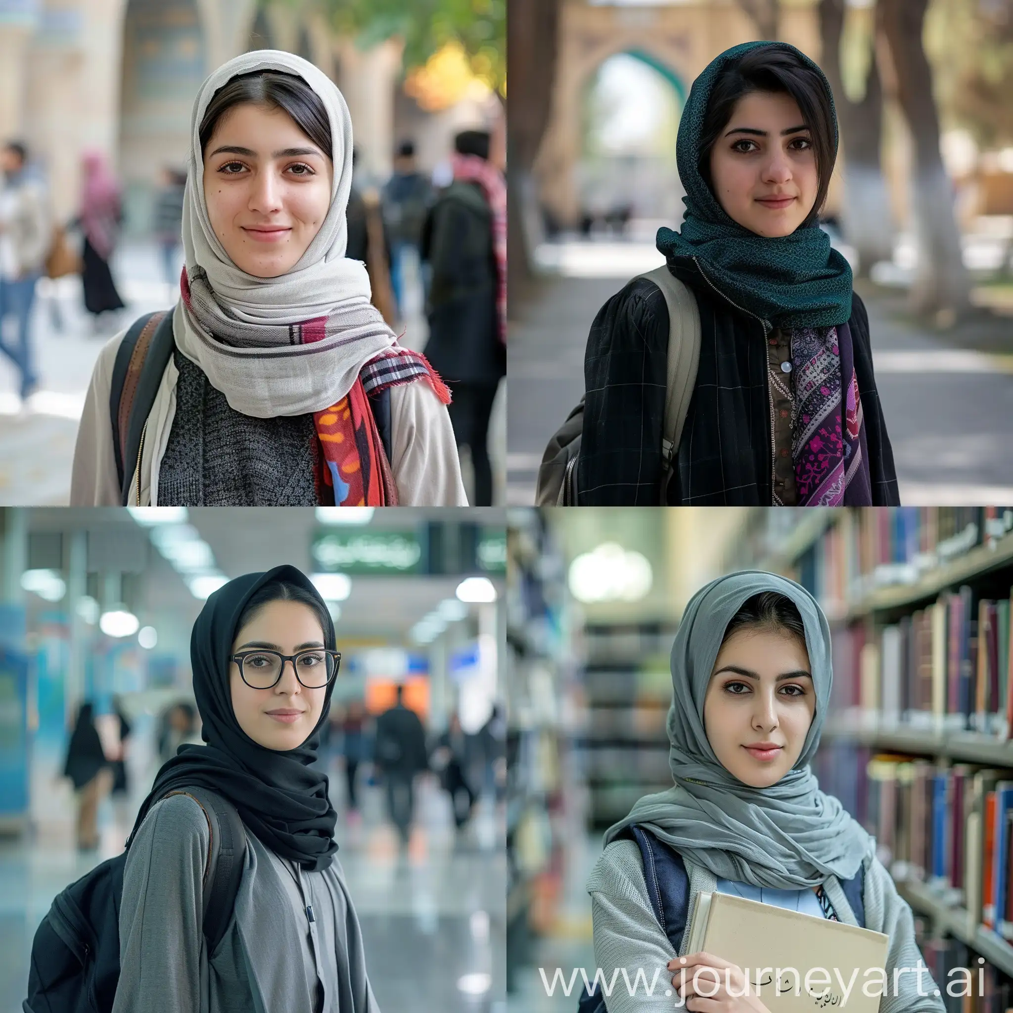 Iranian-Female-Student-Studying-with-Determination