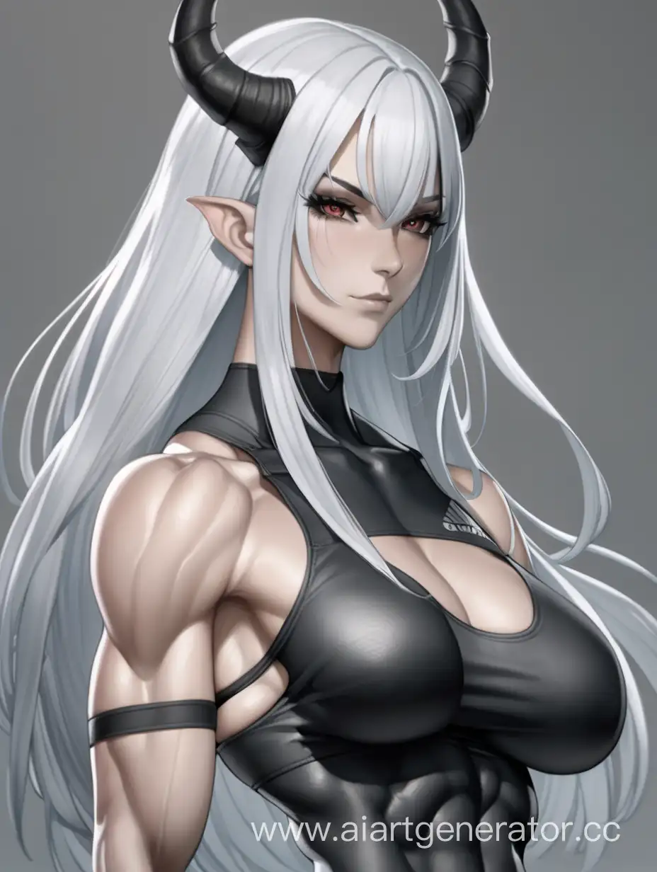Fit-GreySkinned-Demoness-in-Stylish-Black-Outfit-with-Horns