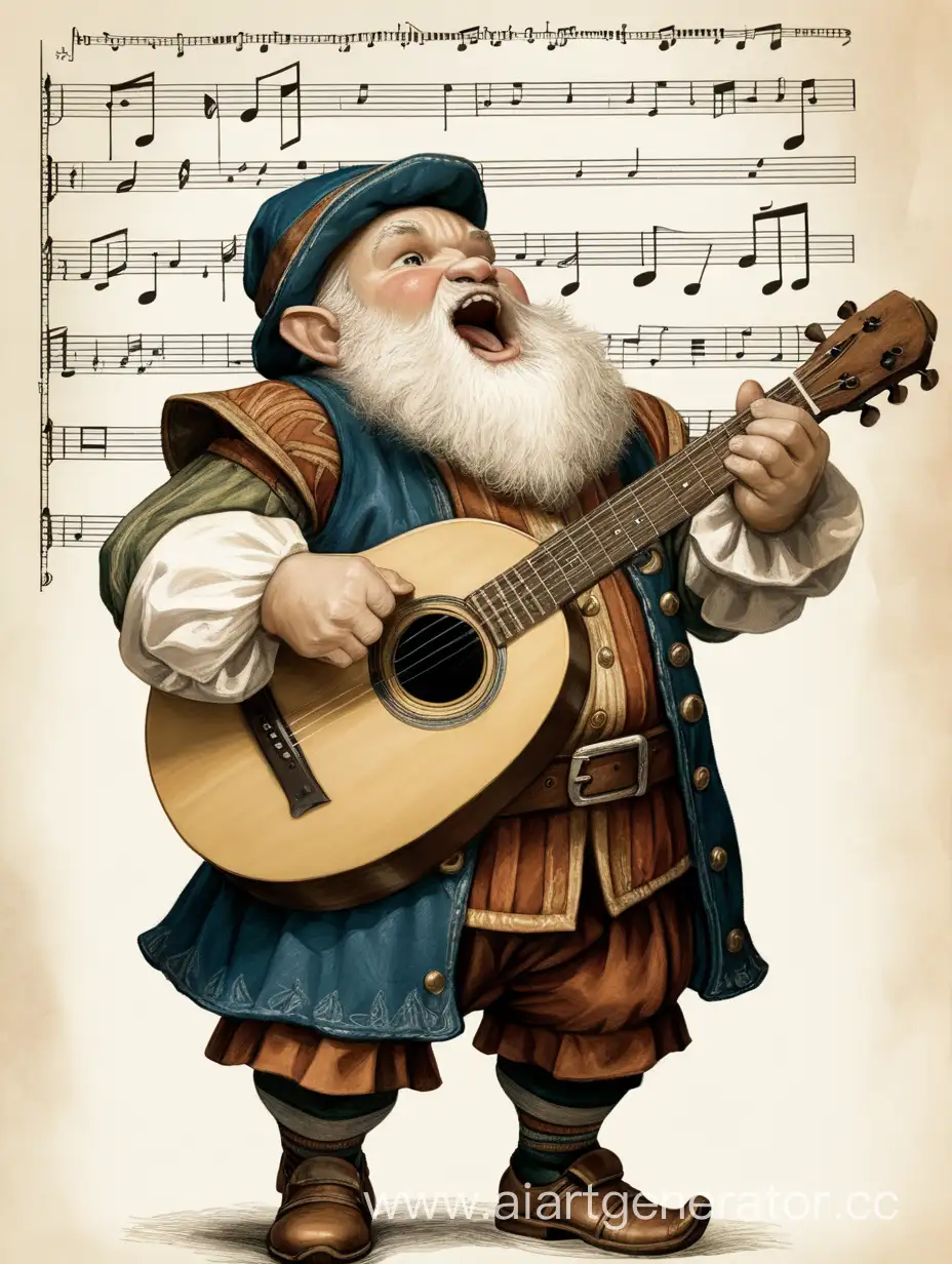 Enchanting-Melodies-Bard-Dwarf-Singing-a-Captivating-Song