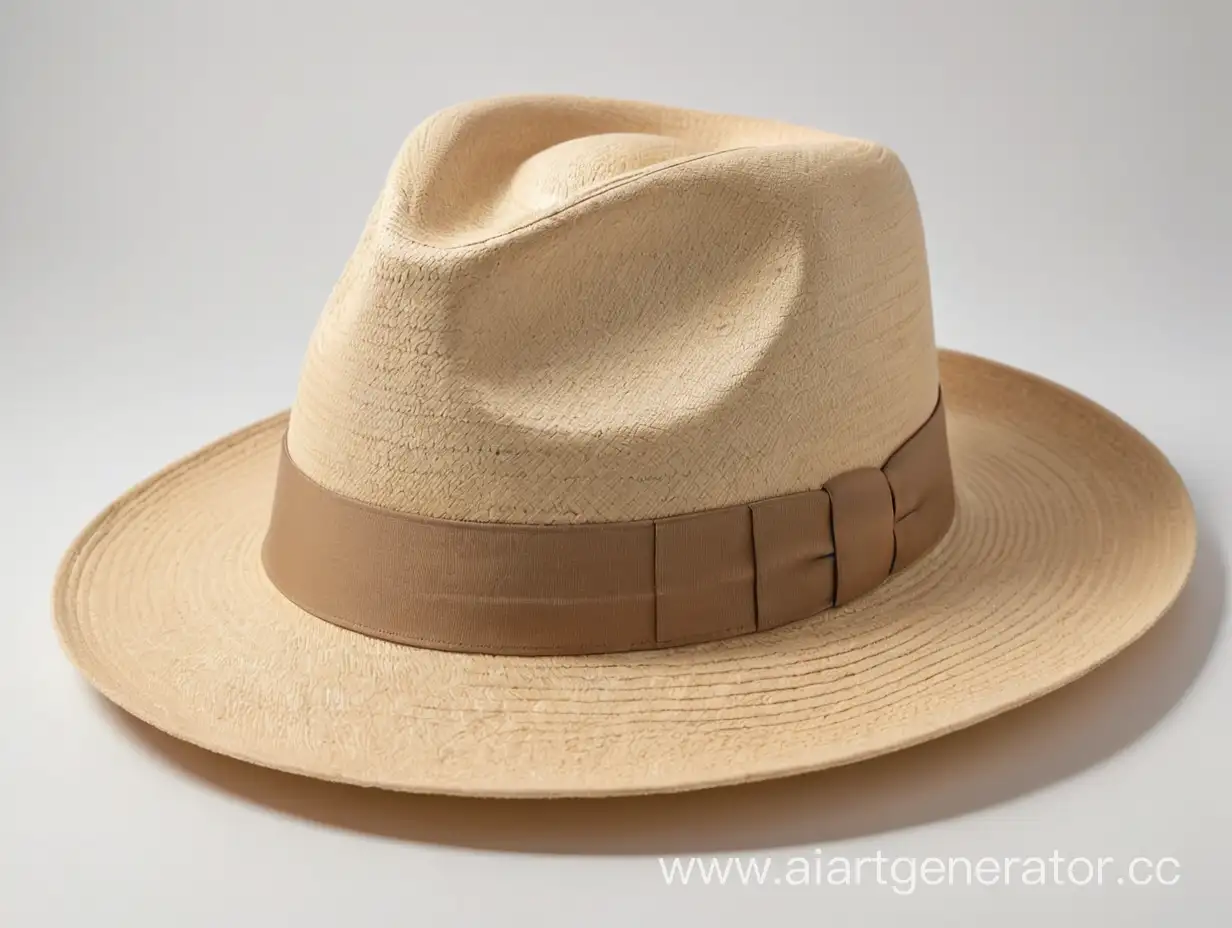 Beige-Panama-Hat-with-Elegant-Angle-on-White-Background