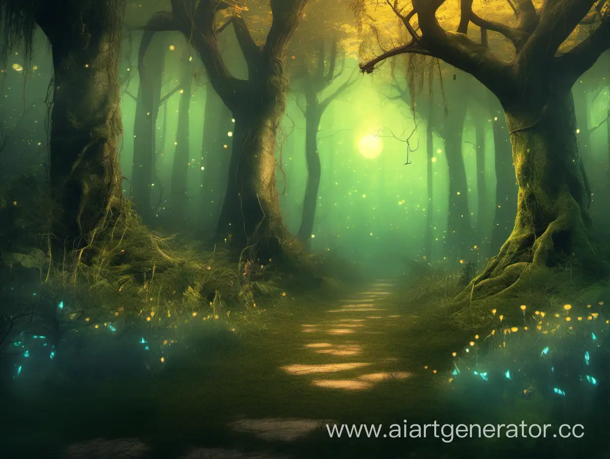 Enchanted-Forest-Magic-Wallpaper