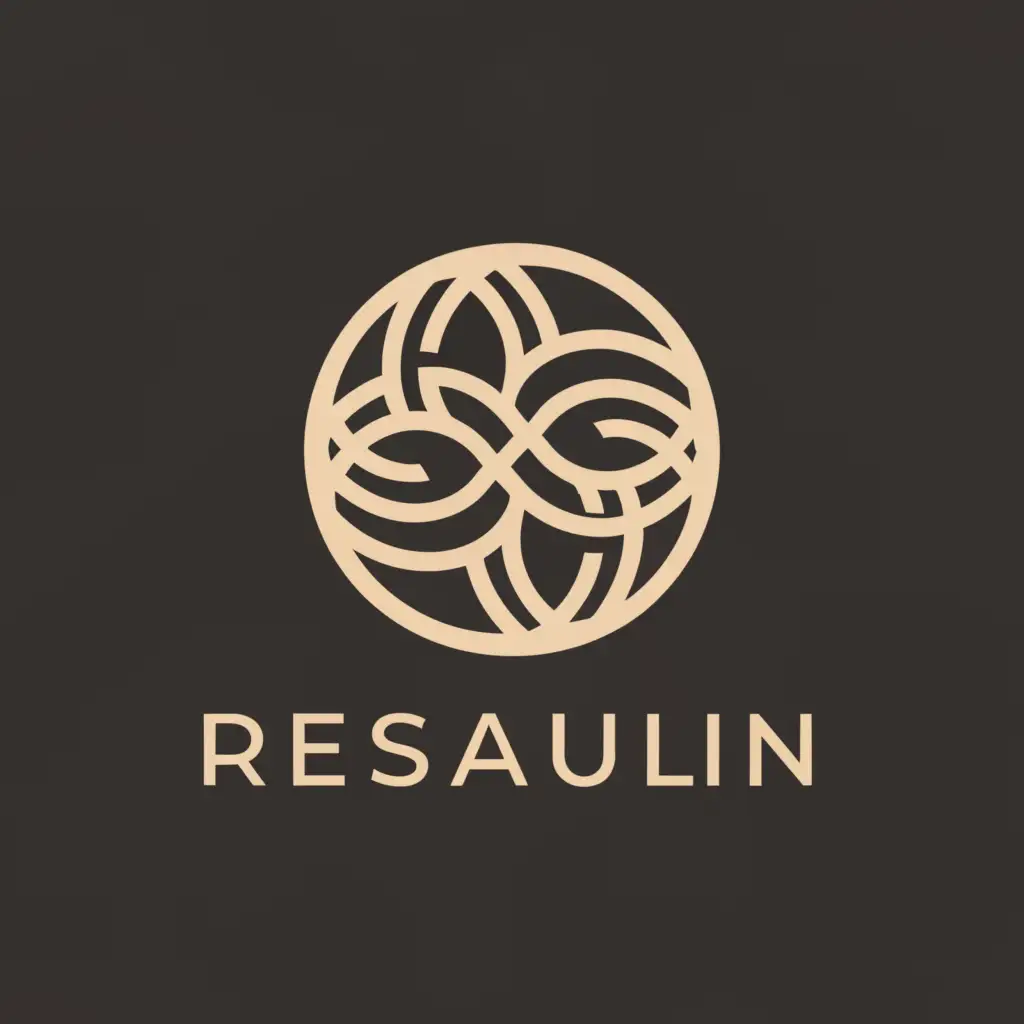 a logo design,with the text "RESAULIN", main symbol:kompos,Moderate,clear background