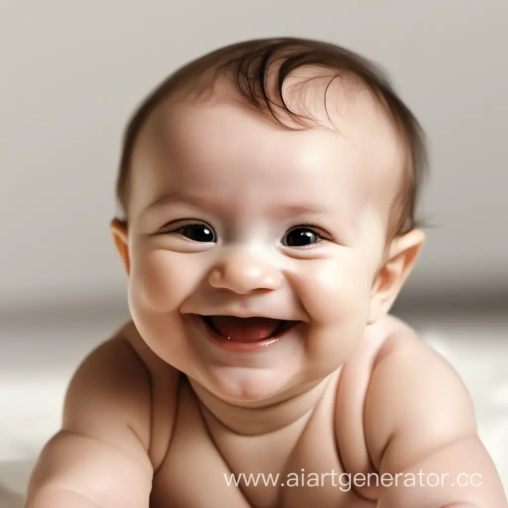 Joyful-Smiling-Baby-Captured-in-Heartwarming-Moment