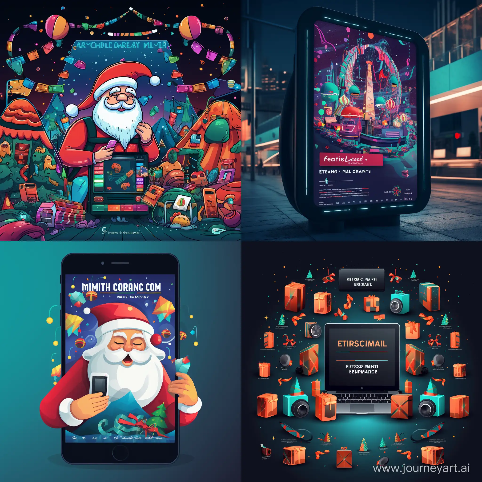 Festive-Electronic-Beats-Christmas-Music-Festival-2D-Vector-Advertisement