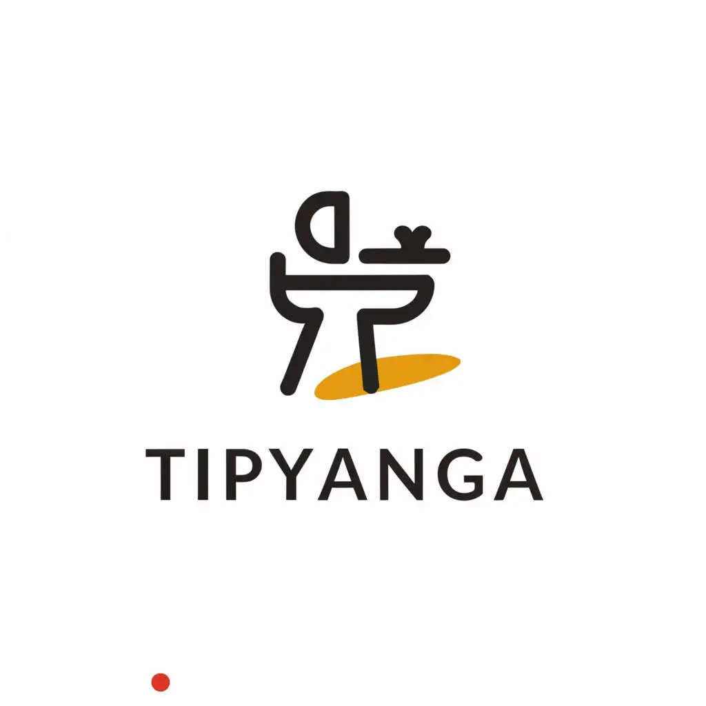a logo design,with the text "TipYanga", main symbol:tservice, money,Minimalistic,be used in Restaurant industry,clear background