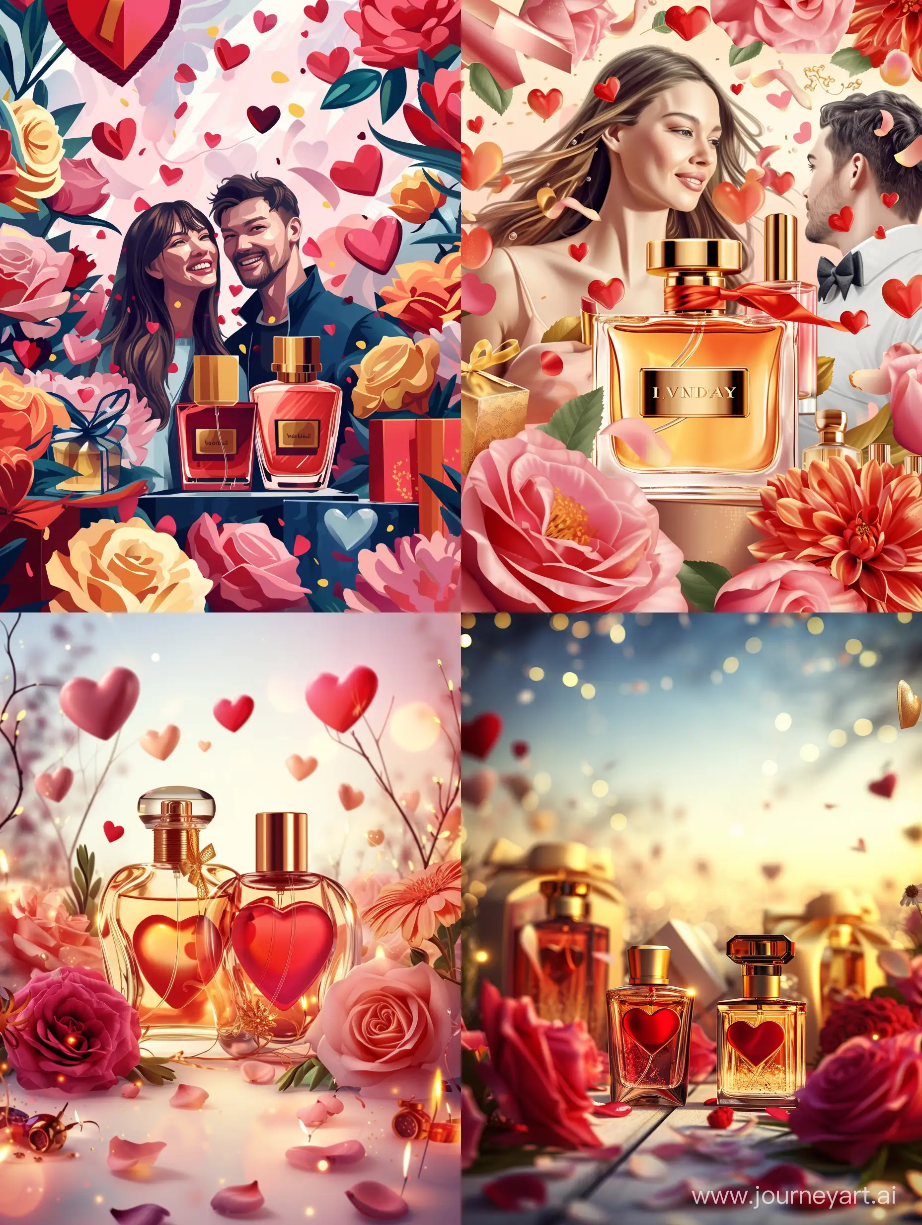 Romantic-Valentines-Day-Celebration-with-Flowers-Hearts-and-Perfume