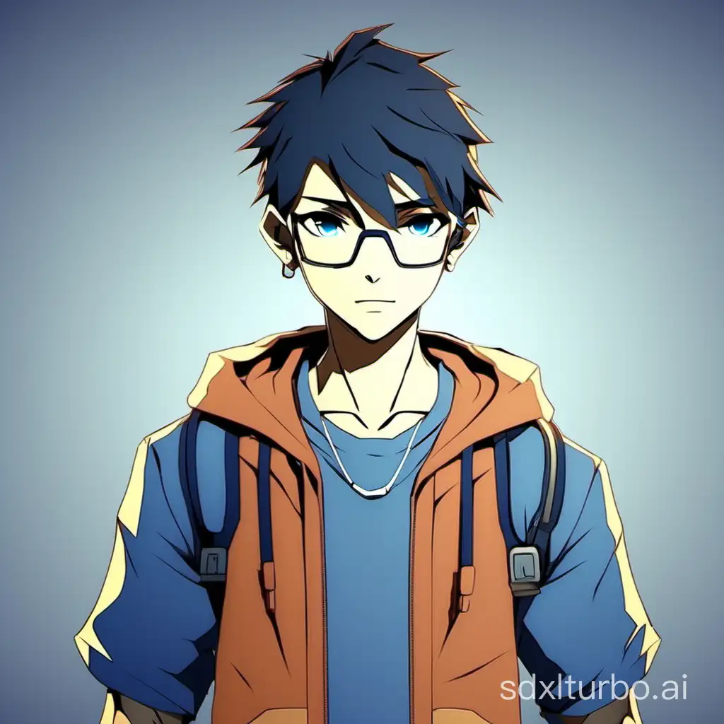 Anime Boy Programmer Creating 3D Avatar | SDXL Free Online