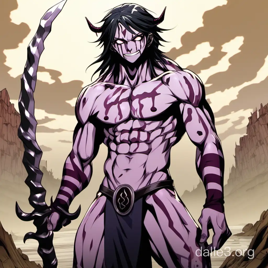 Naked Mudzan The Brave Demon Slayer Dalle Ai