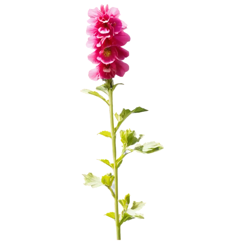 Exquisite-Hollyhock-Flower-PNG-Image-Enhancing-Visual-Appeal-with-HighQuality-Clarity
