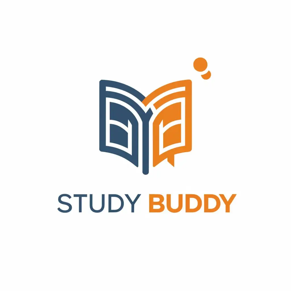 a logo design,with the text "Study Buddy", main symbol:book,Moderate,be used in Education industry,clear background