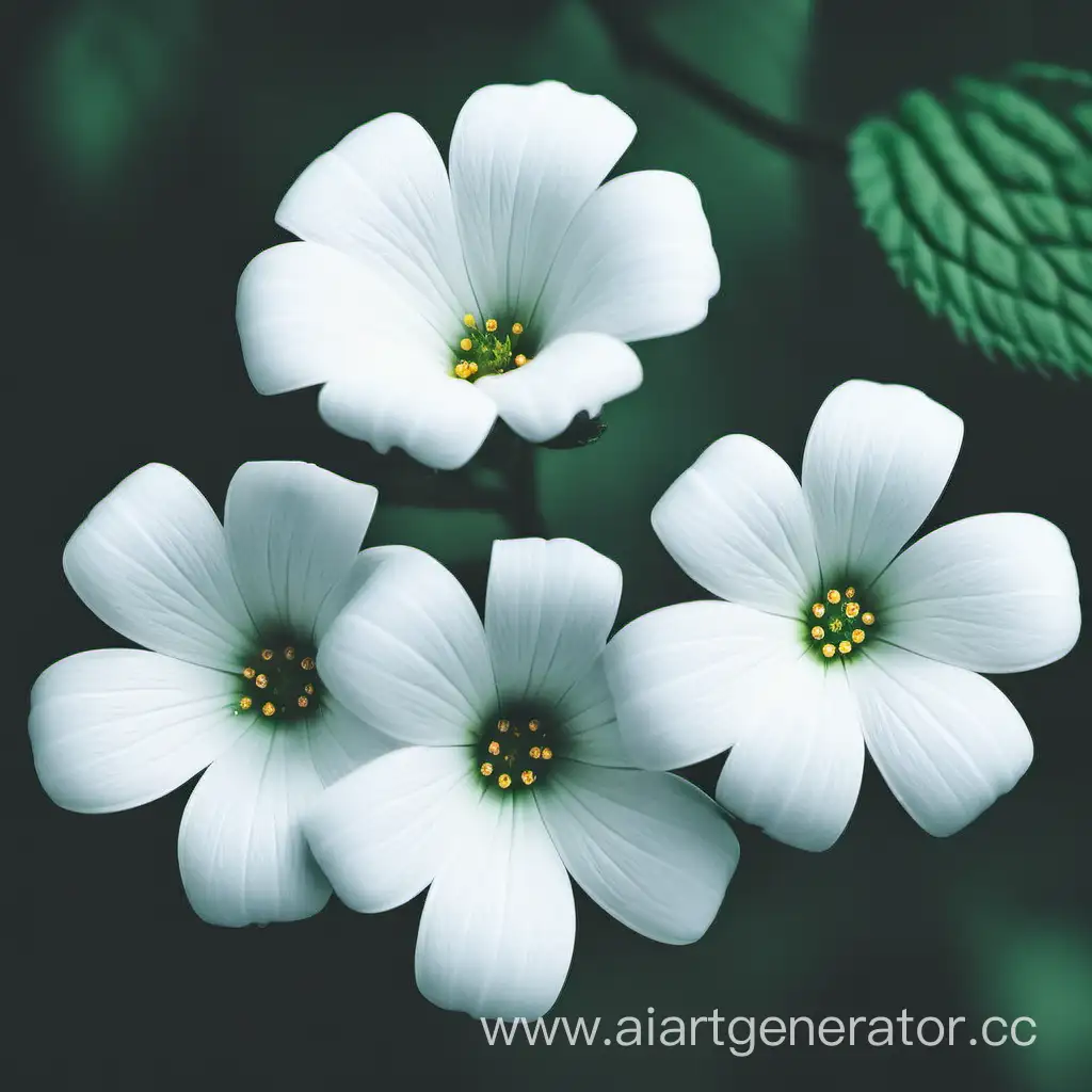 Elegant-White-Flowers-Blossoming-in-a-Serene-Garden
