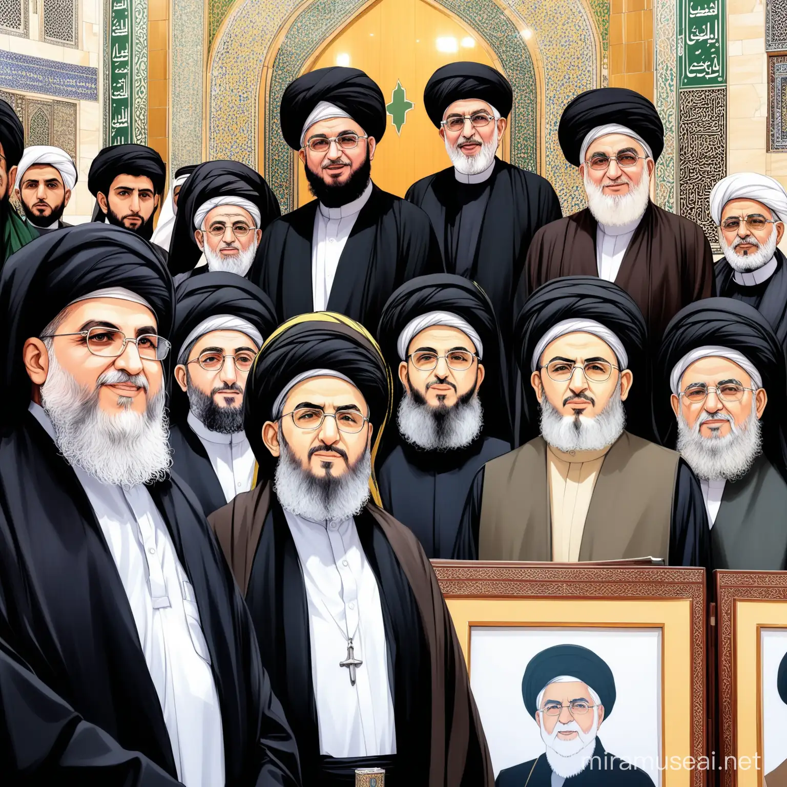 Leaders in Congregational Prayer at AlAqsa Mosque