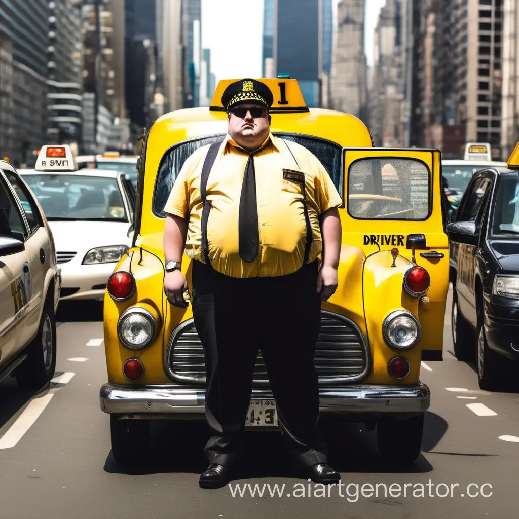 Большой и толстый таксист