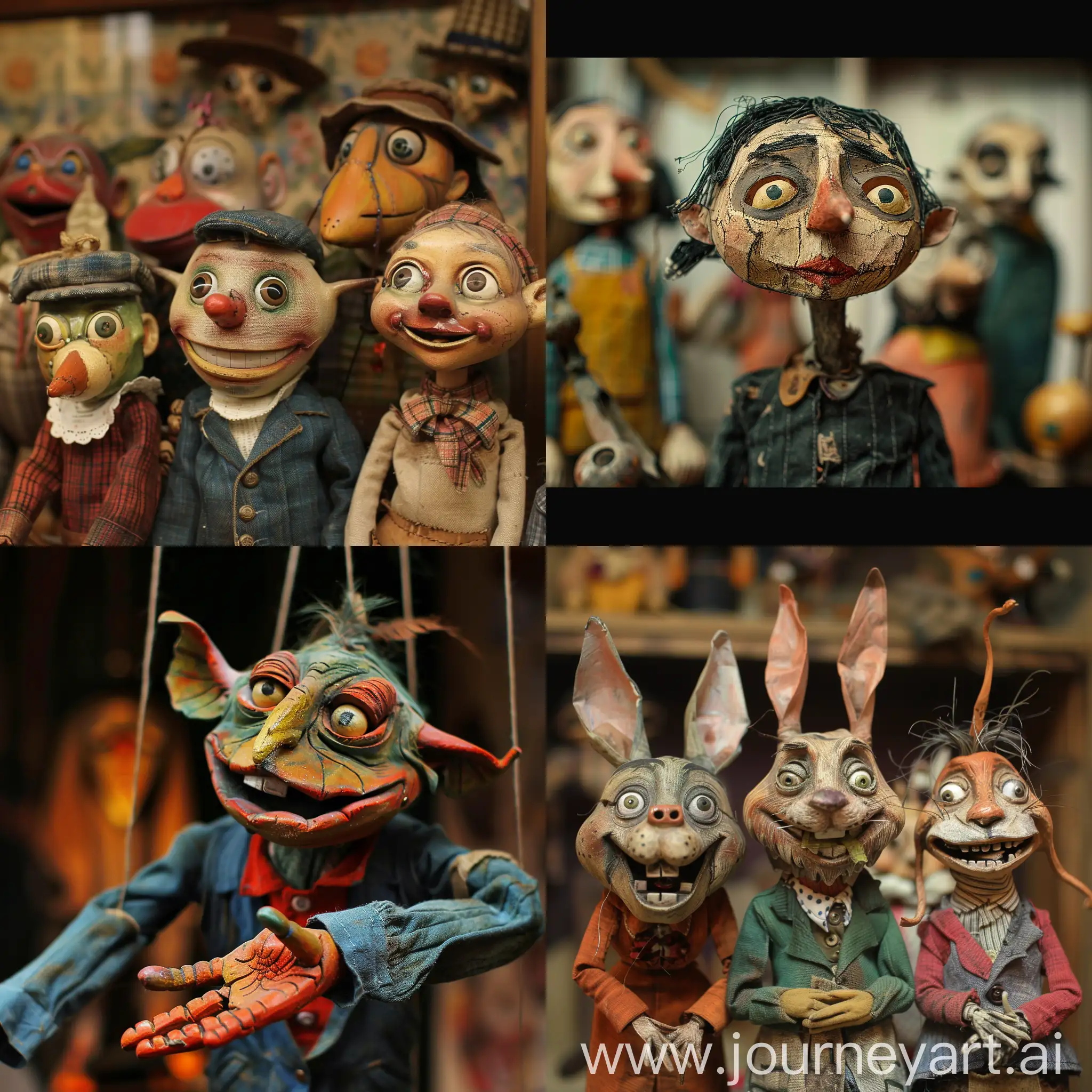 Making of toys and puppetry