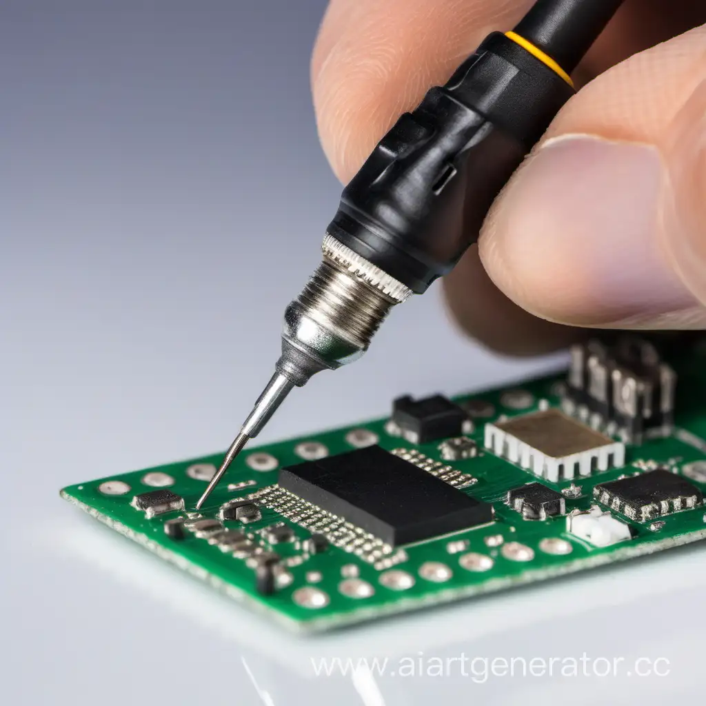 Precision-SMD-Soldering-Process-Expert-Technician-Working-on-Circuit-Board