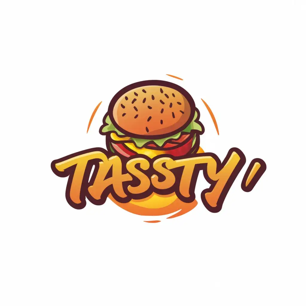 a logo design,with the text ""Tastyदार"", main symbol:food,Moderate,clear background