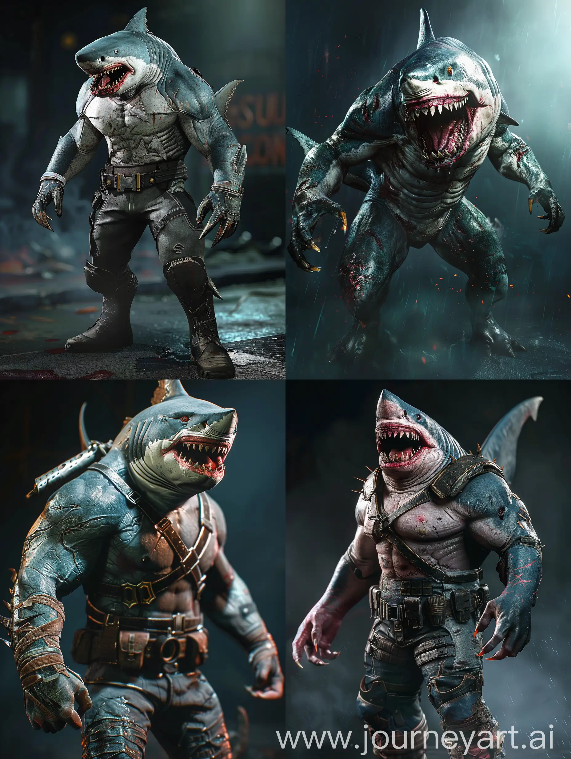 King Shark from the game "Suicide Squad" 
