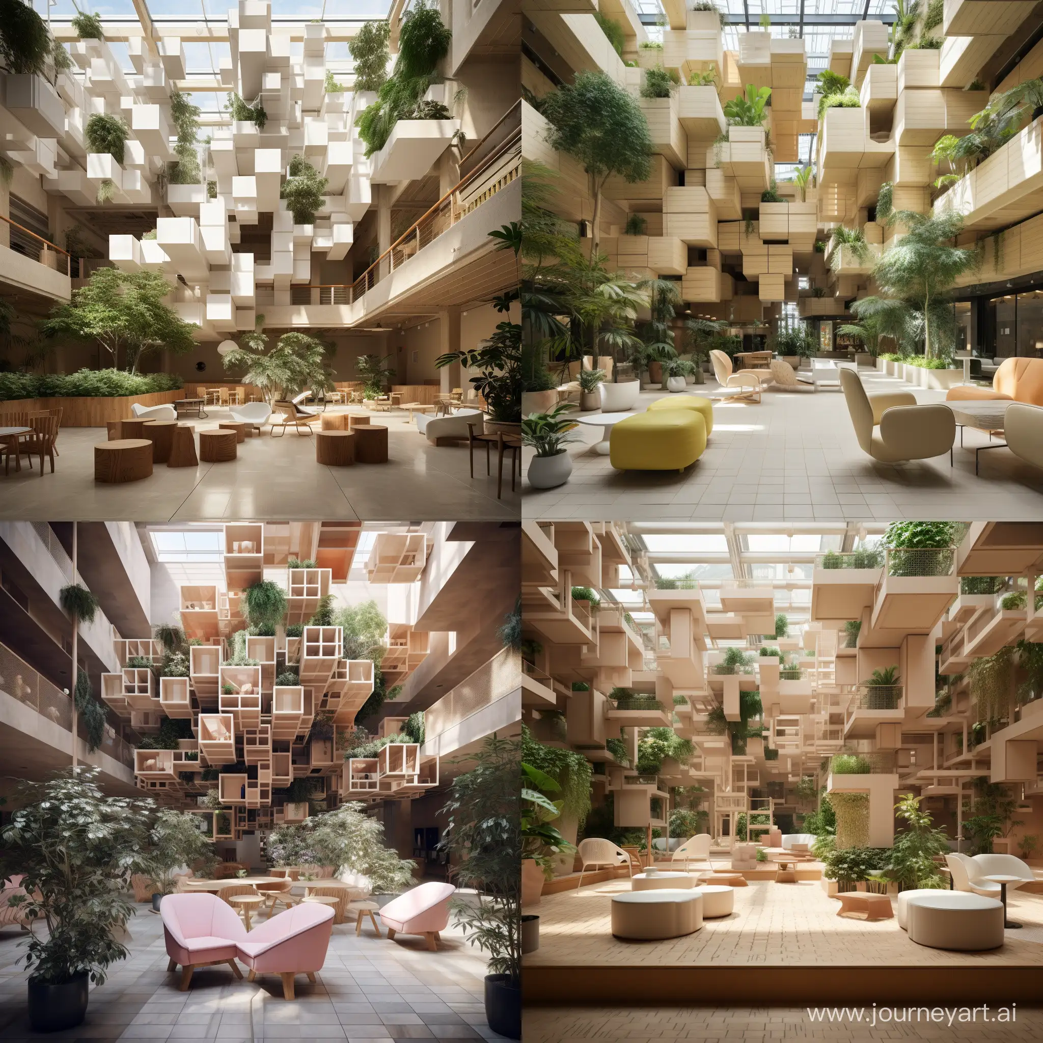 Modern-Atrium-Design-TetrisInspired-Platforms-and-Stylish-Chairs