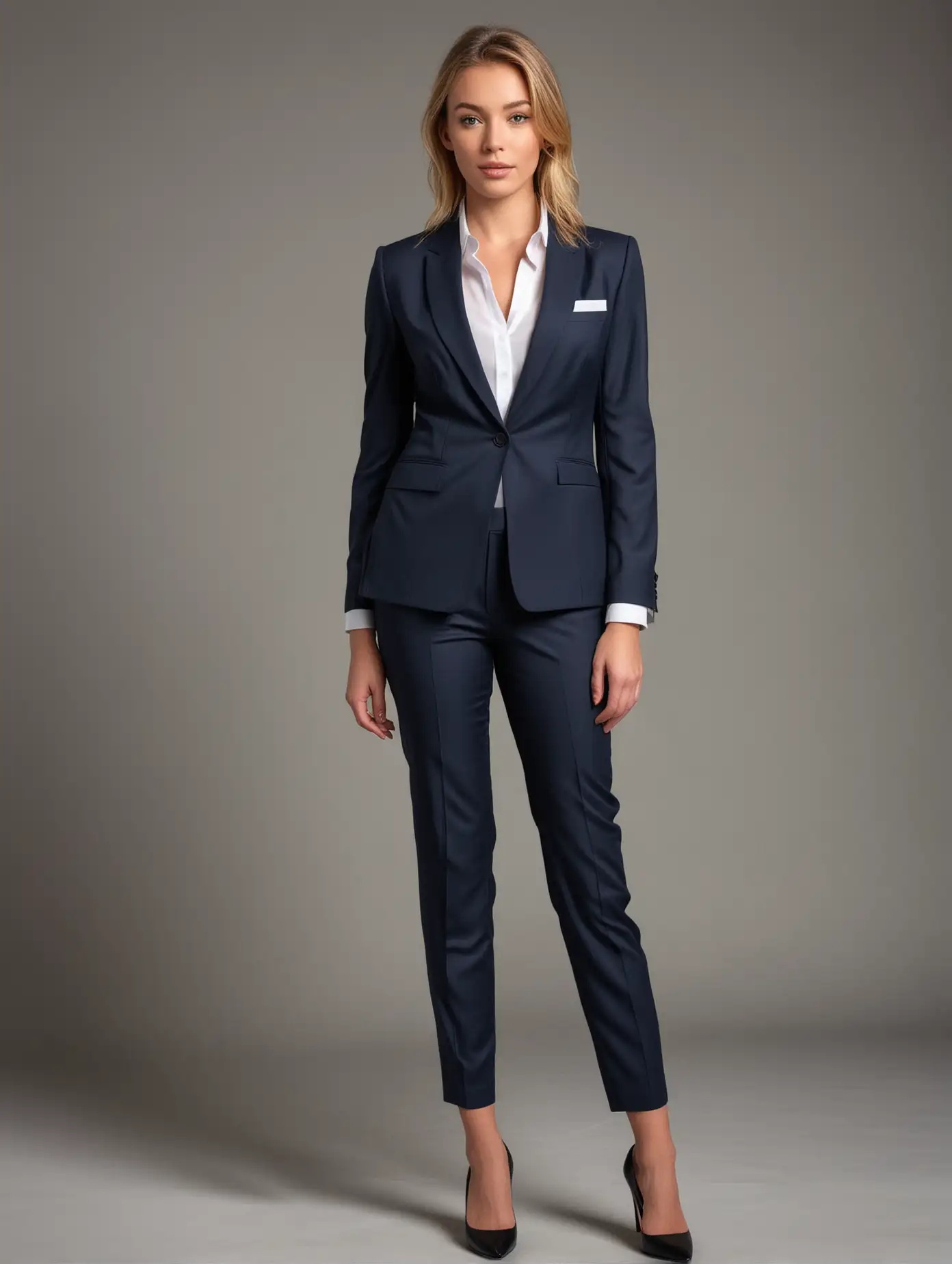 Professional Business Attire Photoshoot Elegant Suits and Confident Faces