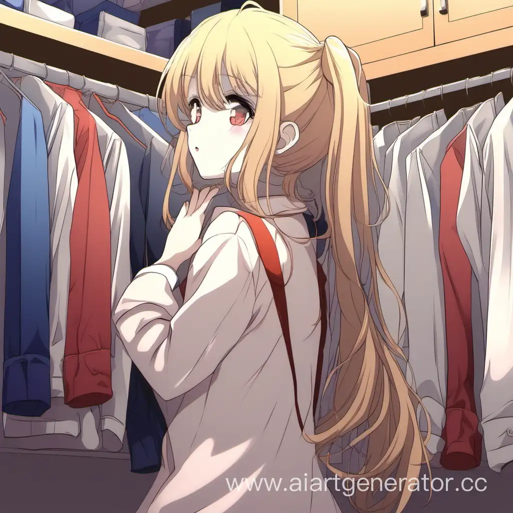 Anime-Girls-Closet-Kiss-Romantic-Animation-Scene