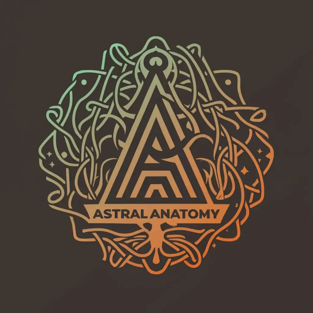 a logo design,with the text "Astral Anatomy", main symbol:Medicine, the letter "A", earth, spiritual, healing, medicine,complex,be used in Education industry,clear background