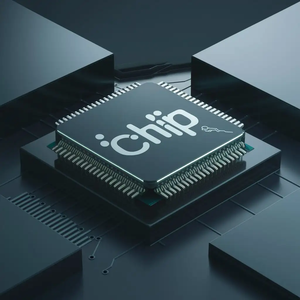 чип на подставке на нём текст i-chip