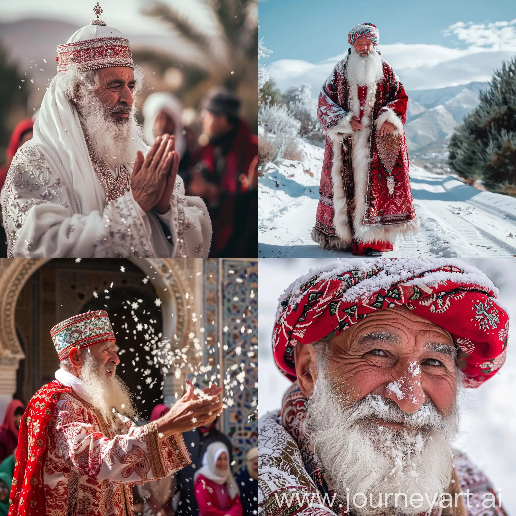 Дед мороз в Марокко