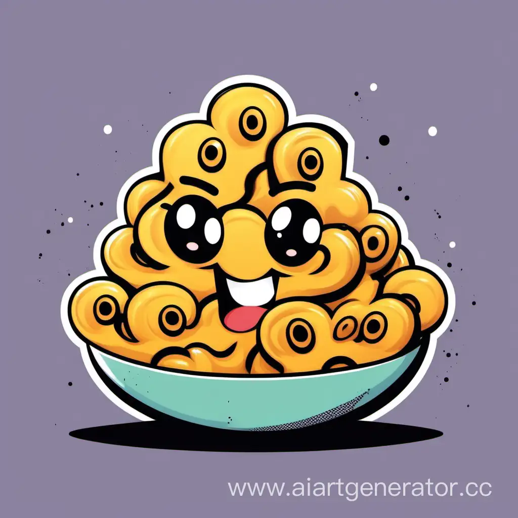 Adorable-Cartoon-Macaroni-Characters-Playful-and-Colorful-Pasta-Creations