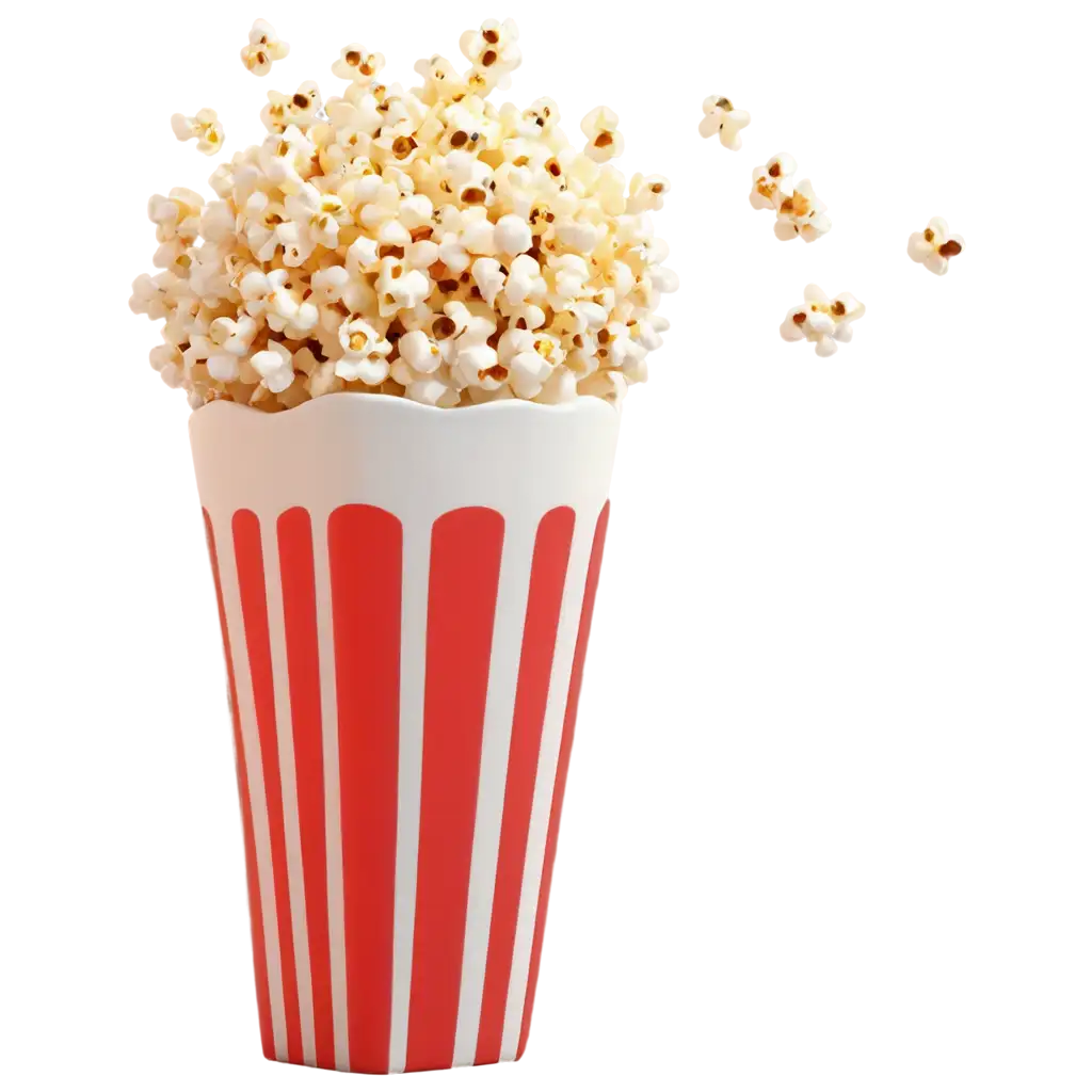 Colorful-Popcorn-Cartoon-in-Stunning-PNG-Format-3D-Animated-Illustration