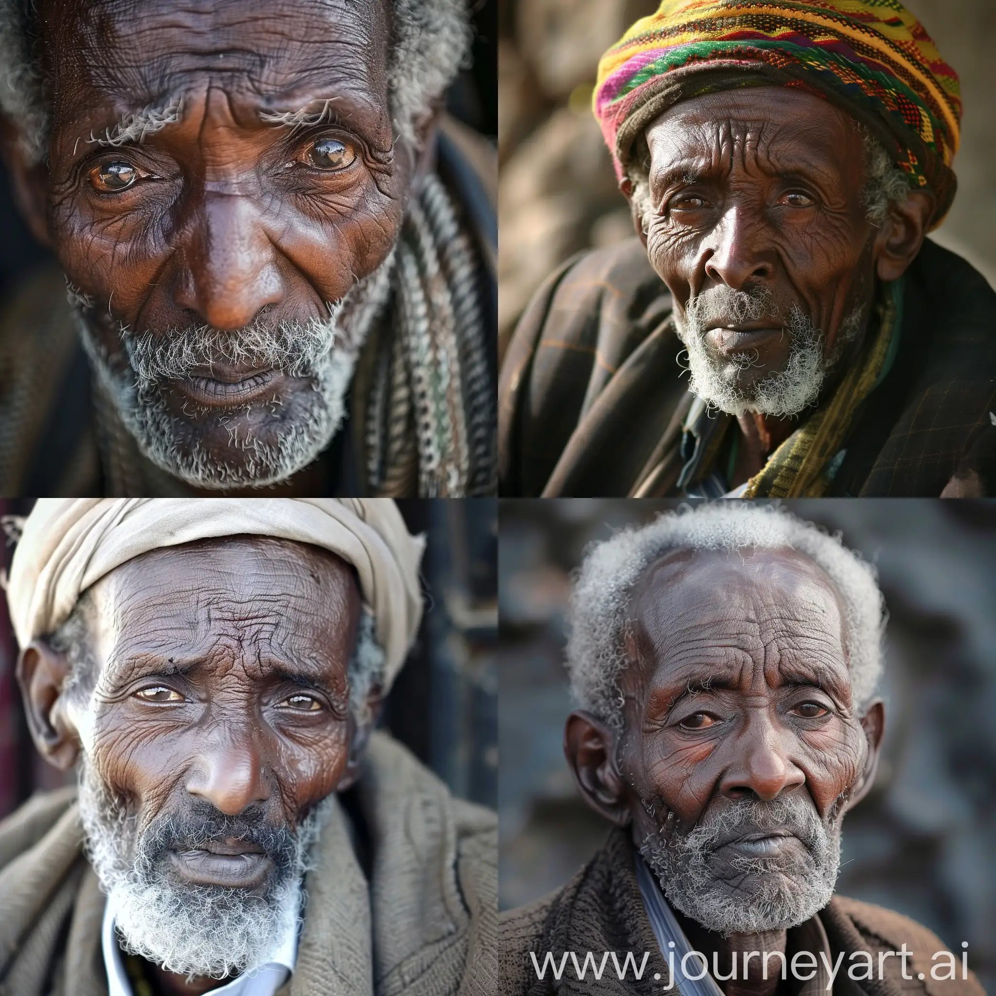 Ethiopian old man