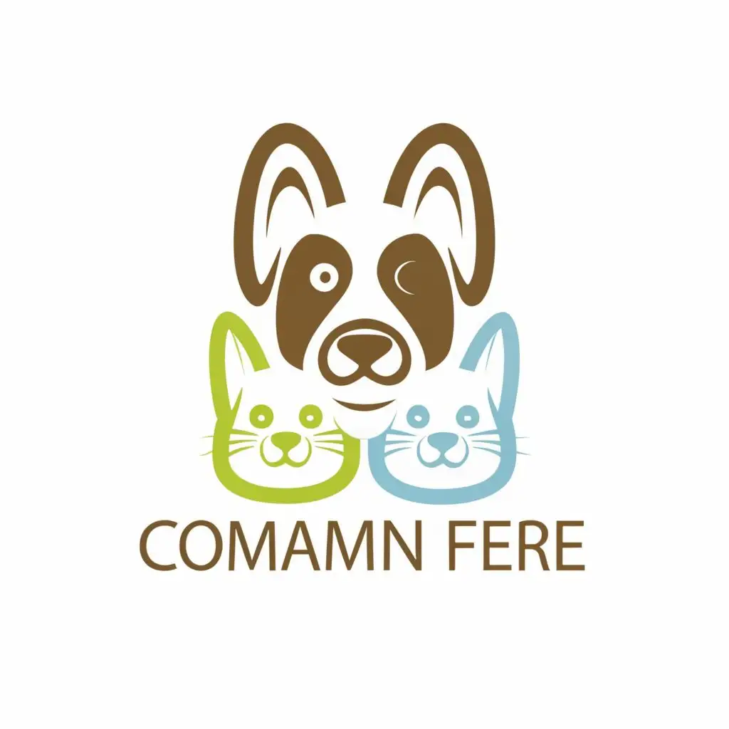 logo, Dog and Cat, with the text "-----------", typography, be used in Technology industry